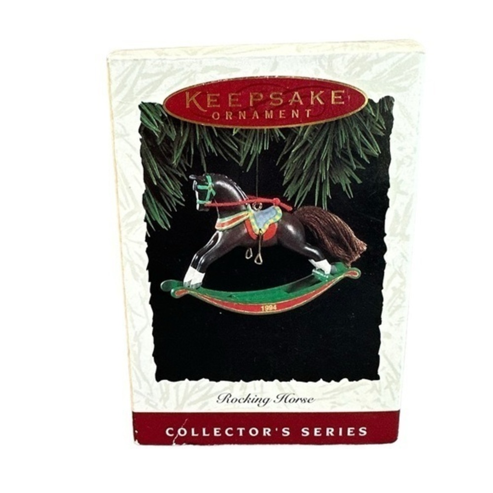 Hallmark Keepsake 1993 Rocking Horse Christmas Ornament‎